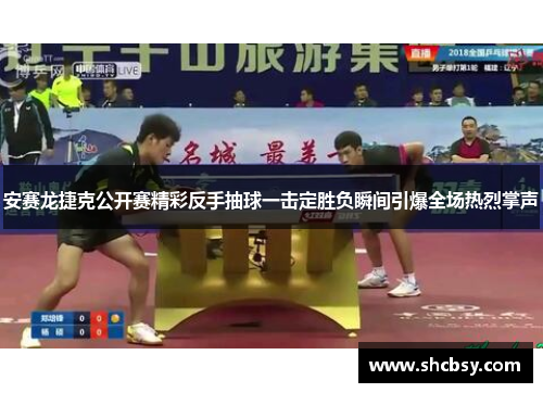 安赛龙捷克公开赛精彩反手抽球一击定胜负瞬间引爆全场热烈掌声